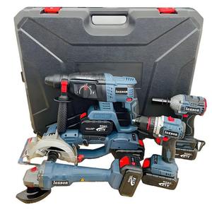 Kit Combinado de Herramientas Eléctricas Inalámbricas de Alta Potencia 5 en 1 de 21 V con Estuche Rígido, Batería de Litio y Garantía de 3 Años - Uso Industrial - Product Image 1