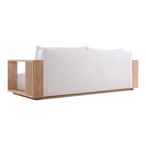 Juego de Muebles de Jardín de Madera de Teca Moderna para Hotel, Estilo Rústico, Sofá de 2 Plazas, Muebles de Exterior Ecológicos, Sofá de Patio Desmontable - Product Image 3