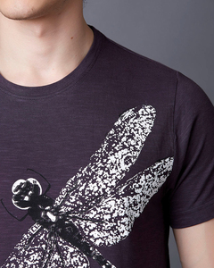 เสื้อยืดผ้าคอตตอน/ใยไผ่100% สำหรับผู้ชายเสื้อยืดพิมพ์ลายโลโก้แบบกำหนดเองฤดูร้อน - Product Image 4