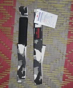 Guantes de levantamiento de pesas con logotipo y diseño personalizables con correas Categoría de producto premium - Product Image 2