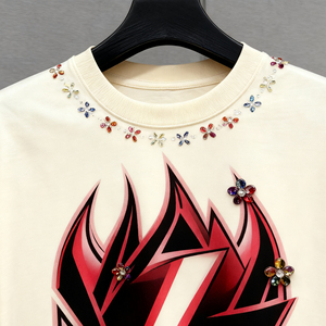 Camiseta Urbana Unisex Personalizada con Diseño Tie-Dye Serigrafiado, Pedrería, 100% Algodón, Corte Regular, Antiarrugas - Product Image 2