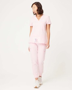 Customized 100% Cotton Breathable Nursing Scrub Knitted Uniform for Clinic & Hospital - Product Image 5