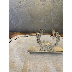 Servilletero de Metal en tono plateado de lujo, servilletero de lujo, Decoración de mesa de comedor, Gadgets de escritorio, soporte de tejido para mesa de comedor - Product Image 4