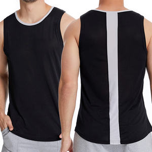 Cotton Spandex Sleeveless Shirt Running Singlet Muscle <b>Tanktop</b> Sports Blank Gym Wear Vest Fitness <b>Mens</b> Stringer Tank Top <b>Men</b> - Product Image 5
