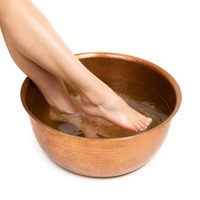 Bol de Spa en cuivre pour hammam turc, élégant et professionnel, accessoire de bain de source chaude traditionnel écologique pour spa à domicile