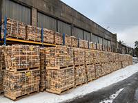 Vente en gros de bois de chauffage séché au four à vendre bois de chauffage hêtre chêne frêne 25cm et 35cm de France disponible à l'exportation
