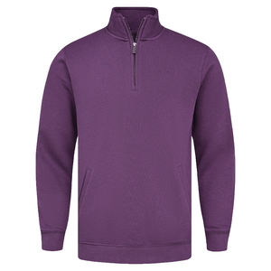 <b>Men's</b> Turtleneck <b>Half</b> <b>Zip</b> <b>Sweatshirt</b> Plus Size Drop Shoulder Hoodie Blank Sweat Suit for <b>Men</b> Casual Streetwear Winter OEM - Product Image 4