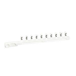 Per SCHNEIDER ELECTRIC Linergy TR Clip-In AB1GC Marcatori Carattere C Striscia Simbolica da 10 Accessori per Cablaggio - Product Image 1