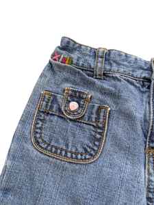 Jean en denim bleu | Pantalon baggy | Coupe ample surdimensionnée | Style de jambe large | Tenue décontractée Streetwear | MS Artisanat | Personnalisé - Product Image 2