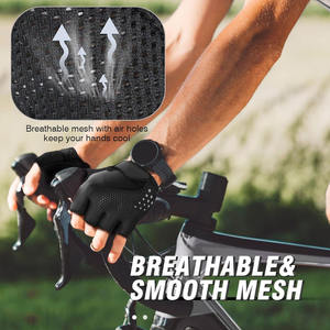 Gants d'entraînement demi-doigt haute Performance pour le sport musculation cyclisme course Logo personnalisé conception haltérophilie - Product Image 4