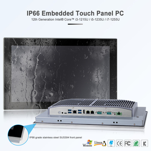 15.6 18.5 21.5 23.8 인치 산업용 패널 PC IP65 방수 올인원 터치 스크린 VGA 디스플레이 팬리스 산업용 패널 PC - Product Image 6