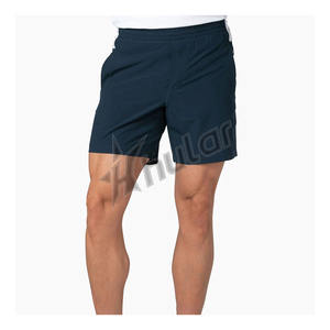2025 Short de sport personnalisé pour hommes Short de sport en polyester à séchage rapide avec motif solide écologique - Product Image 4