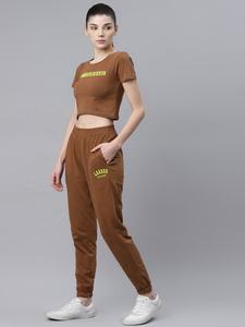 Chándal corto con estampado de logotipo personalizado para mujer, novedad, ropa informal de talla grande con impresión de logotipo personalizado - Product Image 3