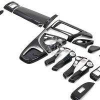 Pour Prius ABS noir voiture tableau de bord Console panneau décoration intérieure couverture ensemble garniture intérieur pièces personnalisées pour Toyota