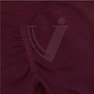 Medias con cierre de cintura elástica, patrón sólido, conjuntos de Yoga de dos piezas, conjunto atlético de gimnasio de Yoga de alta elasticidad para mujer, ropa deportiva sin costuras - Product Image 4