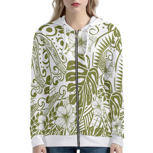 Sweat à capuche femme imprimé par sublimation fermeture éclair sur mesure Sweat à capuche zippé surdimensionné Sweat à capuche zippé en coton épais Sweat à capuche zippé - Product Image 6