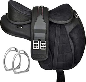 La mejor calidad Freemax Dressage Saddle English Racing Treeless Horse Tack con material sintético de circunferencia a juego - Product Image 5