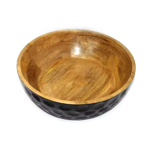 Tazón Desechable de Madera de Mango - Vajilla Moderna y Ecológica para Fiestas - Product Image 1