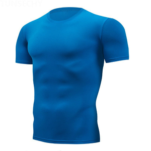 T-shirt de compression sportive à manches courtes pour hommes T-shirt de compression de qualité supérieure Vêtements de course à pied - Product Image 6