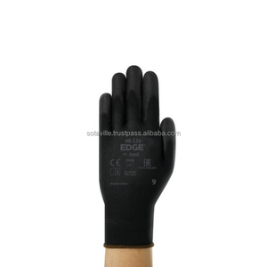 Gants de protection Offre Spéciale ajustés et à haute dextérité, gants de travail enduits de PU noirs avec une bonne résistance à l'abrasion - Product Image 1