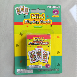 Cartes à Jouer Mini Personnalisées Imprimées pour Enfants - Jeu de Voyage Écologique et Imperméable 3.8x5.7cm avec Boîte - Product Image 4