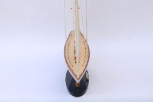 Maqueta de Barco de Madera de Estilo Náutico Europeo Pintada a Mano para Empresas, Independiente - Product Image 2