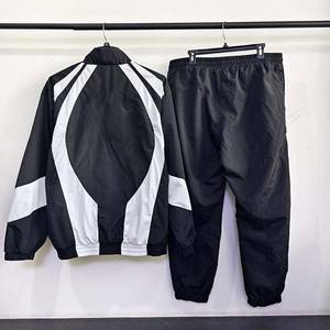 Conjunto de Chaqueta y Pantalón Deportivo Impermeable con Capucha, Estilo Casual, Holgado, Cortavientos de Poliéster para Hombre - Product Image 6