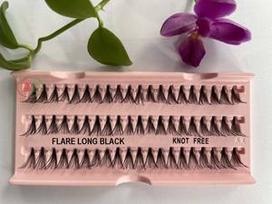 Vietnam Wholesale Good Price Hand Made Natural Long Mink Silk Individual False <b>Lashes</b> <b>Cluster</b> Eyelash Extensions Flare Eyelash - Product Image 3