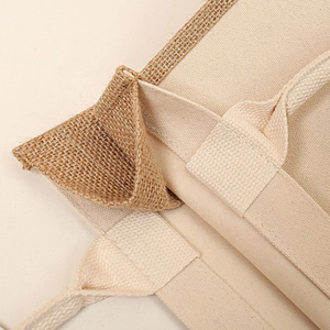 Premium Quality Wholesale Custom Handbag Eco-Friendly Reusable Shopping <b>Jute</b> Tote <b>Bags</b> Plain Burlap Tote <b>Bags</b> Made in India - Product Image 4