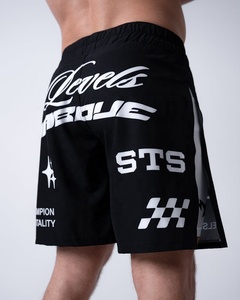 Pantalones Cortos de Entrenamiento MMA Duraderos, Ligeros, de Tela Elástica, Transpirables, de Secado Rápido, para Hombres, para Práctica Diaria - Product Image 1
