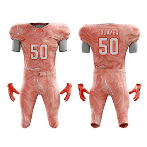 Maillot de football américain personnalisé en direct d'usine, uniforme, sublimation complète, nom de l'équipe, logo, vente en gros - Product Image 1