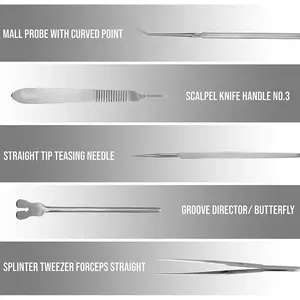 Kit de disección al por mayor de alta calidad, herramientas de acero inoxidable para juegos quirúrgicos médicos hechos - Product Image 3