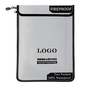 Bolsa Ignífuga para Documentos, Multifuncional, para Dinero en Efectivo, Pasaportes y Archivos, BSCI, Personalizable de Fábrica, de Fibra de Vidrio, Impermeable y Resistente al Fuego - Product Image 1