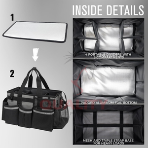 Sac de toilettage professionnel pour chevaux avec poignées solides compartiments spacieux et robuste pour les voyages dans les granges ou les terrains d'exposition - Product Image 3