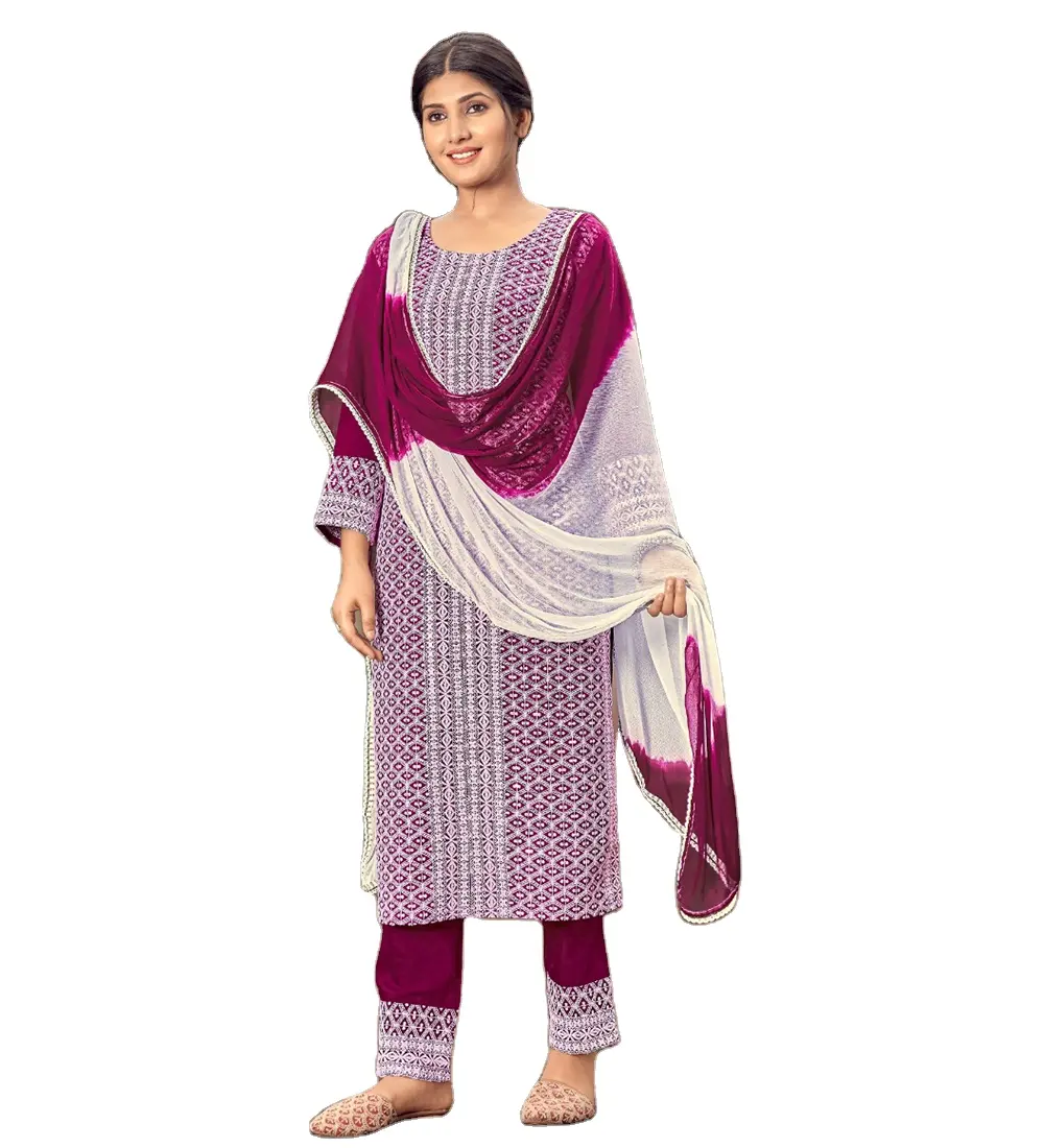 Indumento etnico Patiyala salwar kameez suit abbigliamento islamico abbigliamento donna produzione abbigliamento donna designer indiano ultima usura
