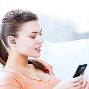 หูฟังไร้สายบลูทูธ 5.2 รุ่นพรีเมียม Sower F9-5 Mini TWS In-Ear พร้อมจอแสดงผลดิจิตอล เสียงคุณภาพสูง Hi-Fi สำหรับเล่นเกมส์ พร้อมกล่องชาร์จ - Product Image 4