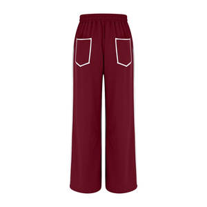 2025 nouveau Design Vintage nouveau Baggy pantalons de survêtement Style décontracté femmes respirant pur coton rayé pantalons de survêtement - Product Image 4