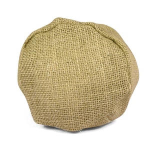 Natural Burlap Round Bottom Bags for Easter Occasions - Product Image 2