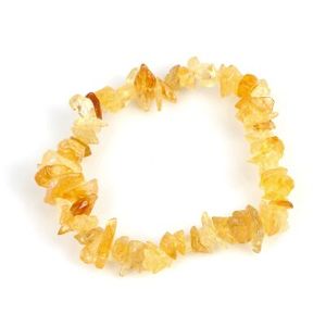 Genuine Stone Citrine Crystal 925 Sterling Silver Unisex <b>Bracelet</b> Elegant Bangles Collection - Product Image 1