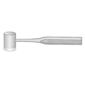 Instrumentos ortopédicos CE ISO Combinación Mazo Cabeza de acero inoxidable sólido 32mm Diámetro 12oz 340 gramos Peso 8oz 227 gramos Cabeza - Product Image 3