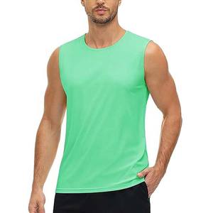 <b>Men</b> Undershirts Wholesale Price High Quality Sleeveless Custom <b>Men's</b> <b>Singlets</b> Cotton Breathable Gym Vest Training Tank Tops - Product Image 5