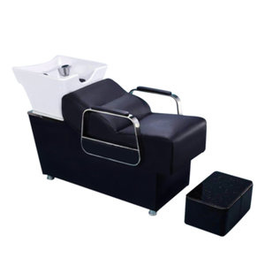 Chaise de salon de coiffure moderne de haute qualité et économique, fonction inclinable, lavabo pour le lavage des cheveux, pour une utilisation en salle de bain - Product Image 3