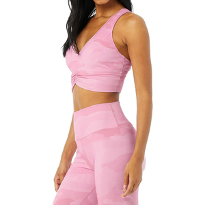 Alta calidad 2025 transpirable Precio de fábrica al por mayor Ropa de verano Gimnasio Fitness Yoga Set Body Yoga Set - Product Image 3