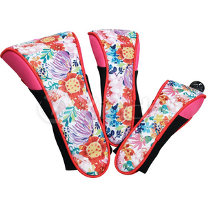 Cubierta de cabeza de palo de golf híbrido de cuero PU para hombre con forro interior suave cuello elástico cómodo para un ajuste protector seguro - Product Image 4