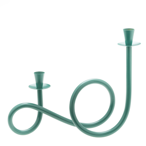 Support de bougie en fer forgé en spirale, fait main, Chaman India, décoration d'intérieur - Product Image 2