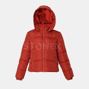 Veste d'hiver matelassée pour femmes, veste à bulles isolante de haute qualité, coupe-vent, vêtements d'extérieur tendance, impression de logo et de design personnalisés OEM - Product Image 2