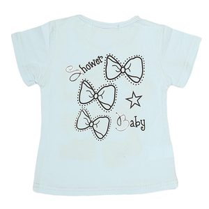 Camiseta para Niña Recién Nacida - Azul Cielo - Product Image 2