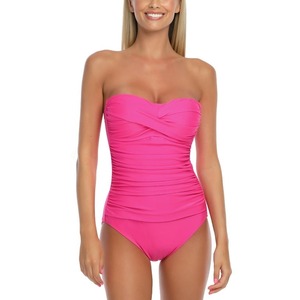 Dernière vente en gros 2023 Logo personnalisé Maillot de bain pour femmes avec contrôle du ventre Maillot de bain une pièce sans bretelles pour femmes - Product Image 6