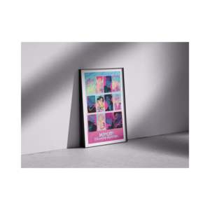 KPop Saja Boys' Modern Demon Hunters <b>Poster</b> Light and Dark Design Black <b>Frame</b> Paper Material for Wall Use - Product Image 2
