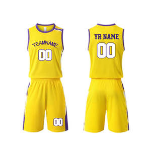 Uniforme de baloncesto para hombre, camiseta y pantalones cortos transpirables de secado rápido, ropa deportiva ligera de malla para entrenamiento y rendimiento en equipo - Product Image 1